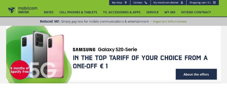 mobilcom debitel homepage