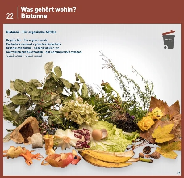 Organic trash guide Germany