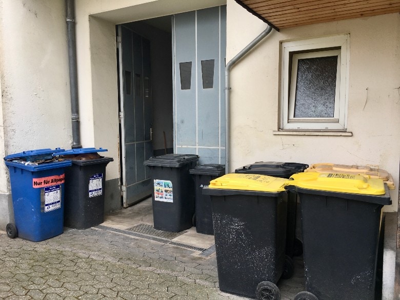 German trash cans