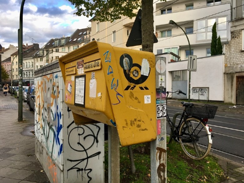 Letterbox on German street