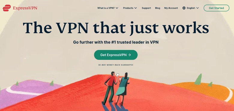 ExpressVPN 홈페이지