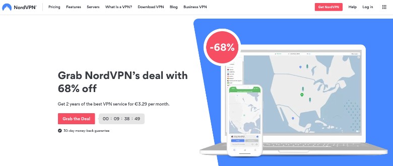 NordVPN Homepage