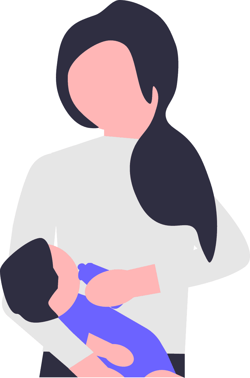 woman giving bottle to baby