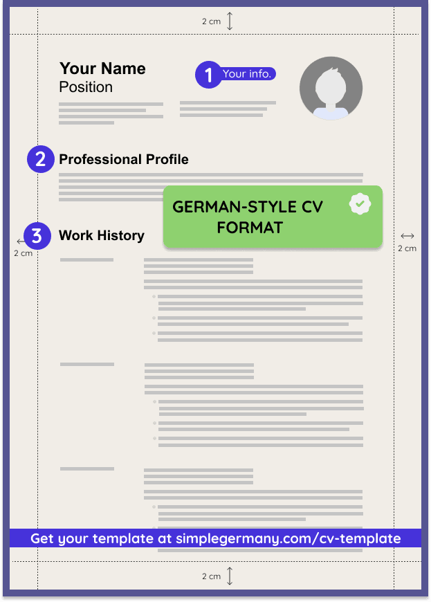 german-style cv outline image 1