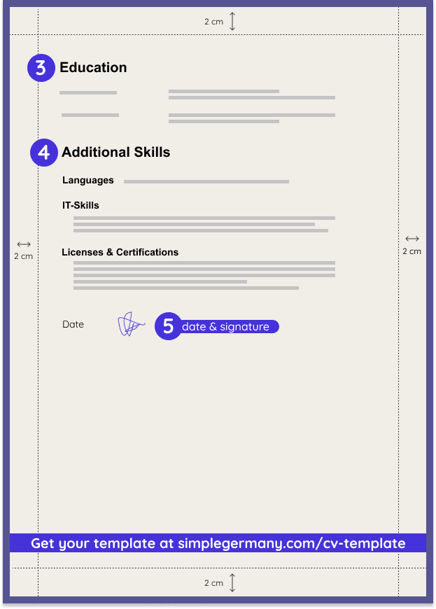 german-style cv outline image 2