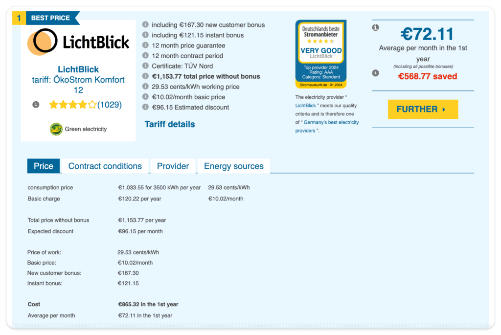 Best and cheap electricity provider deals
