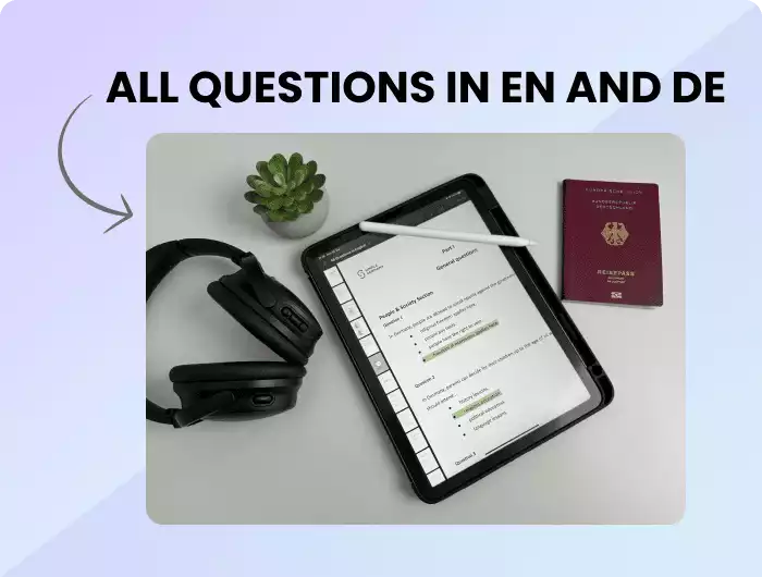 German Citizenship Test Questions in English