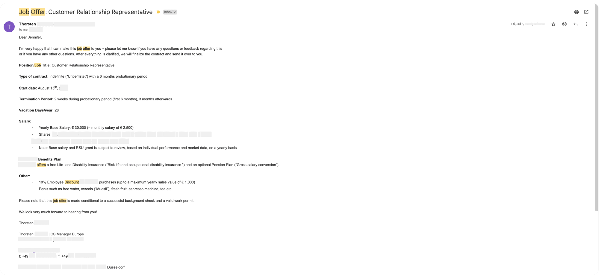 GHG Job Offer 1