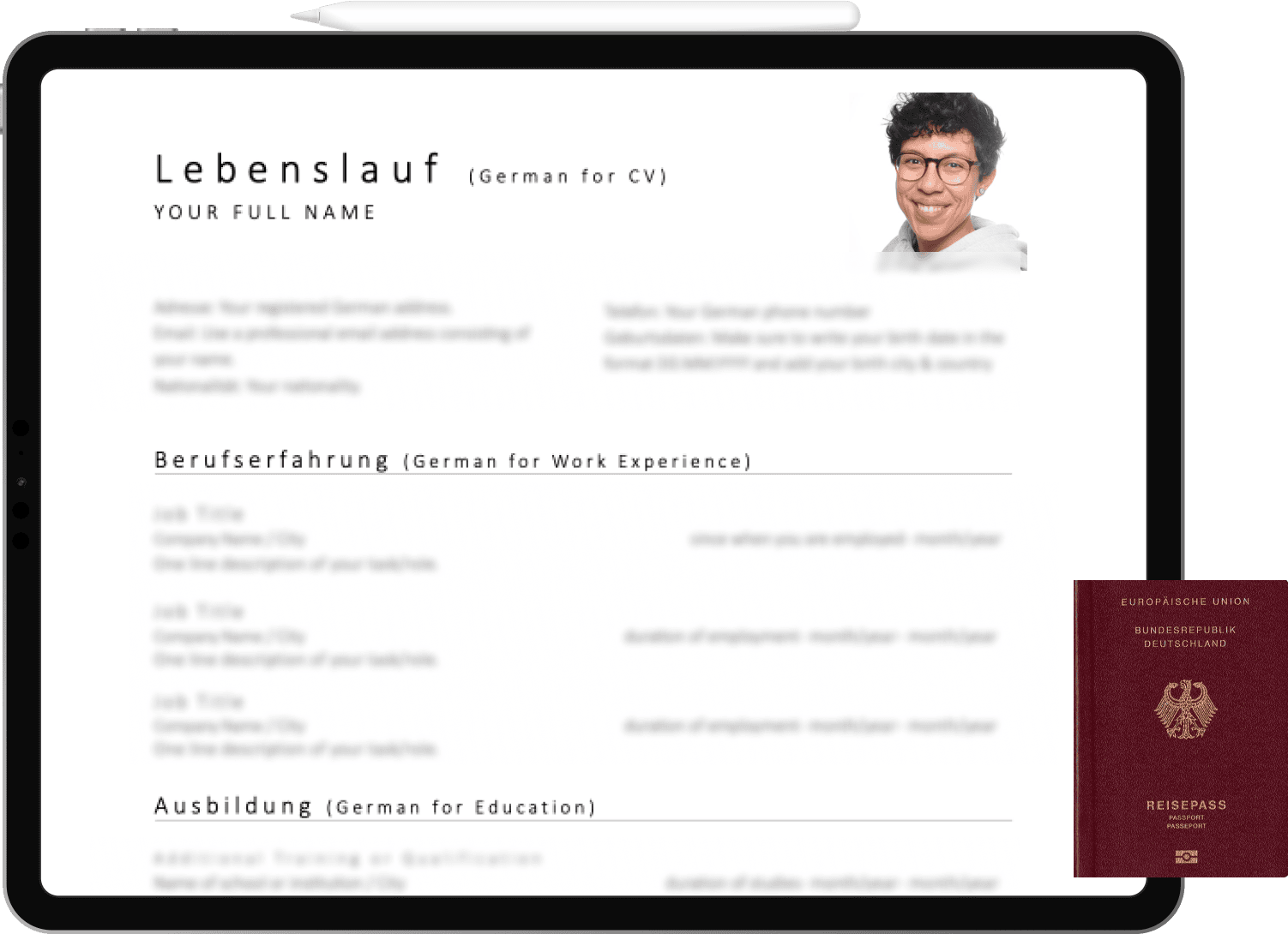 LT Template with instructions