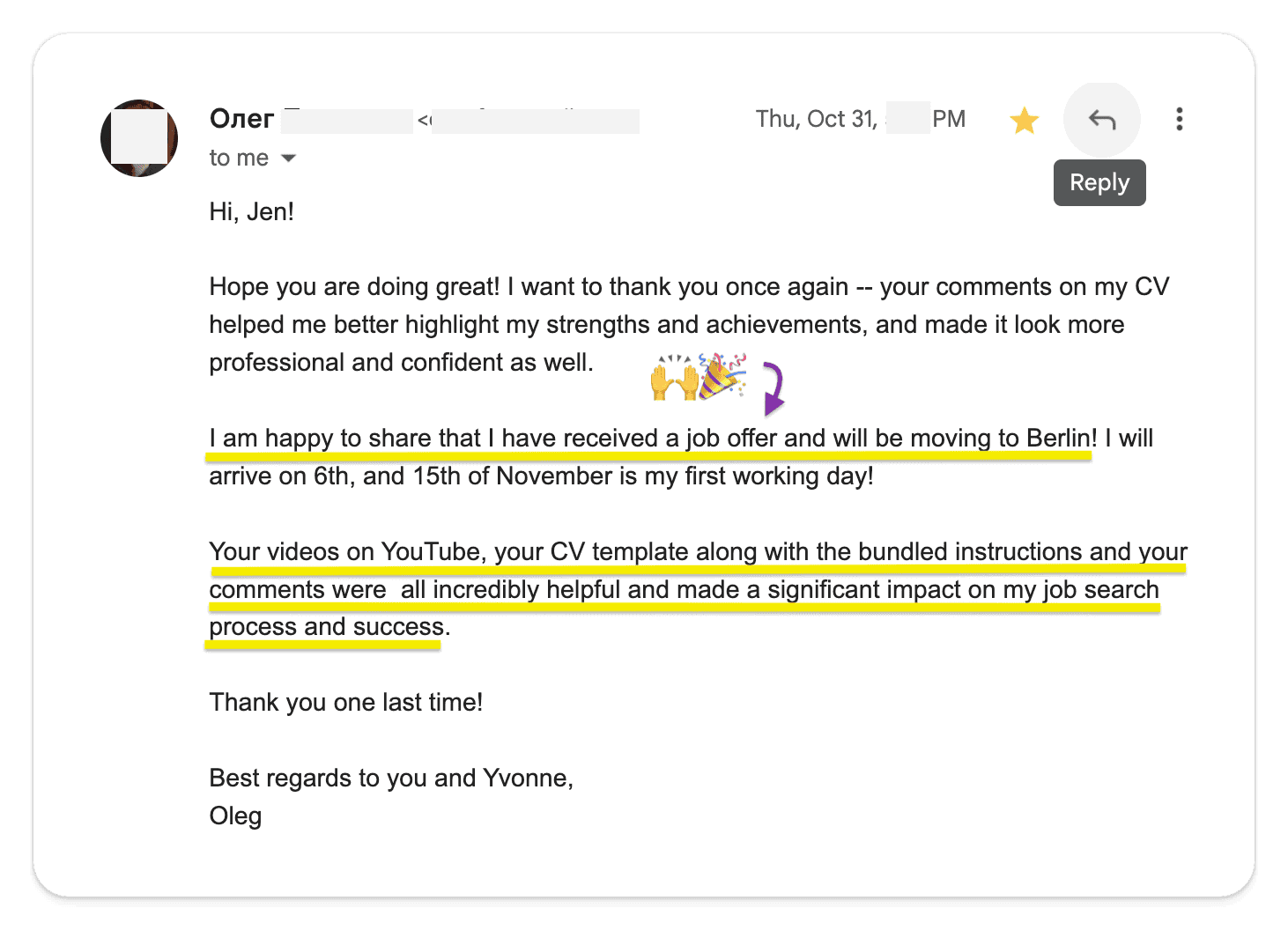 Testimonial_Oleg Testimonial Oleg