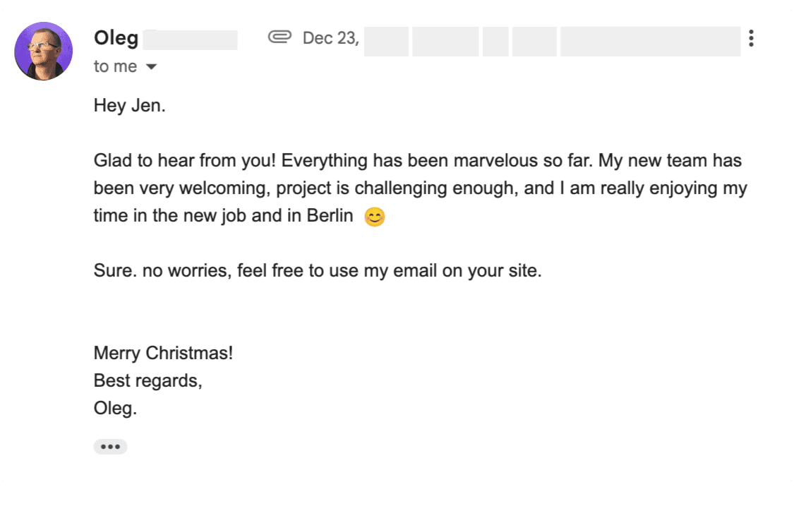 Testimonial Oleg happy 1
