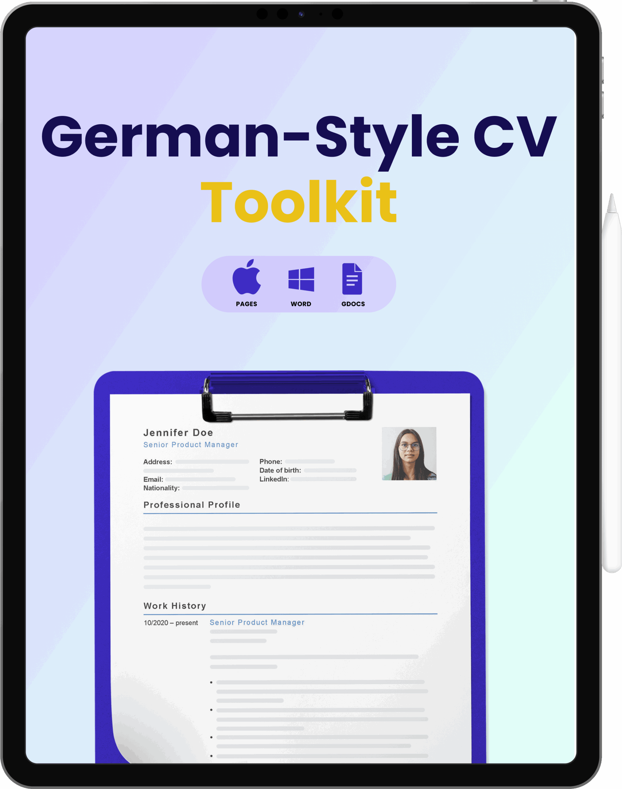 German-Style CV Toolkit